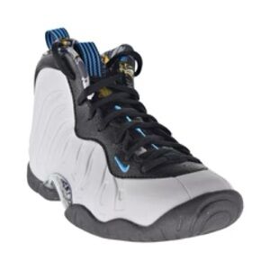 Nike Little Posite One GS "Graffiti" in the Wolf Grey/Black-University Gold 12